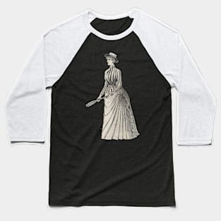 Victorian Woman Baseball T-Shirt